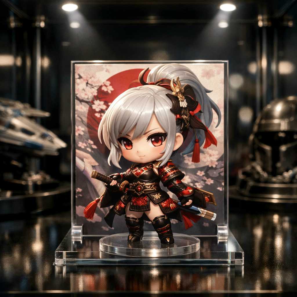 Photo2Figure process showing a flat photo translating into a fully realized 3D figure